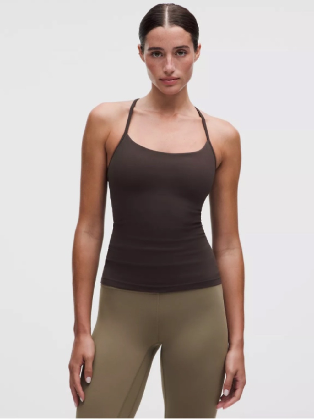 Lululemon Flow Y Tank Top - Black - Size 6